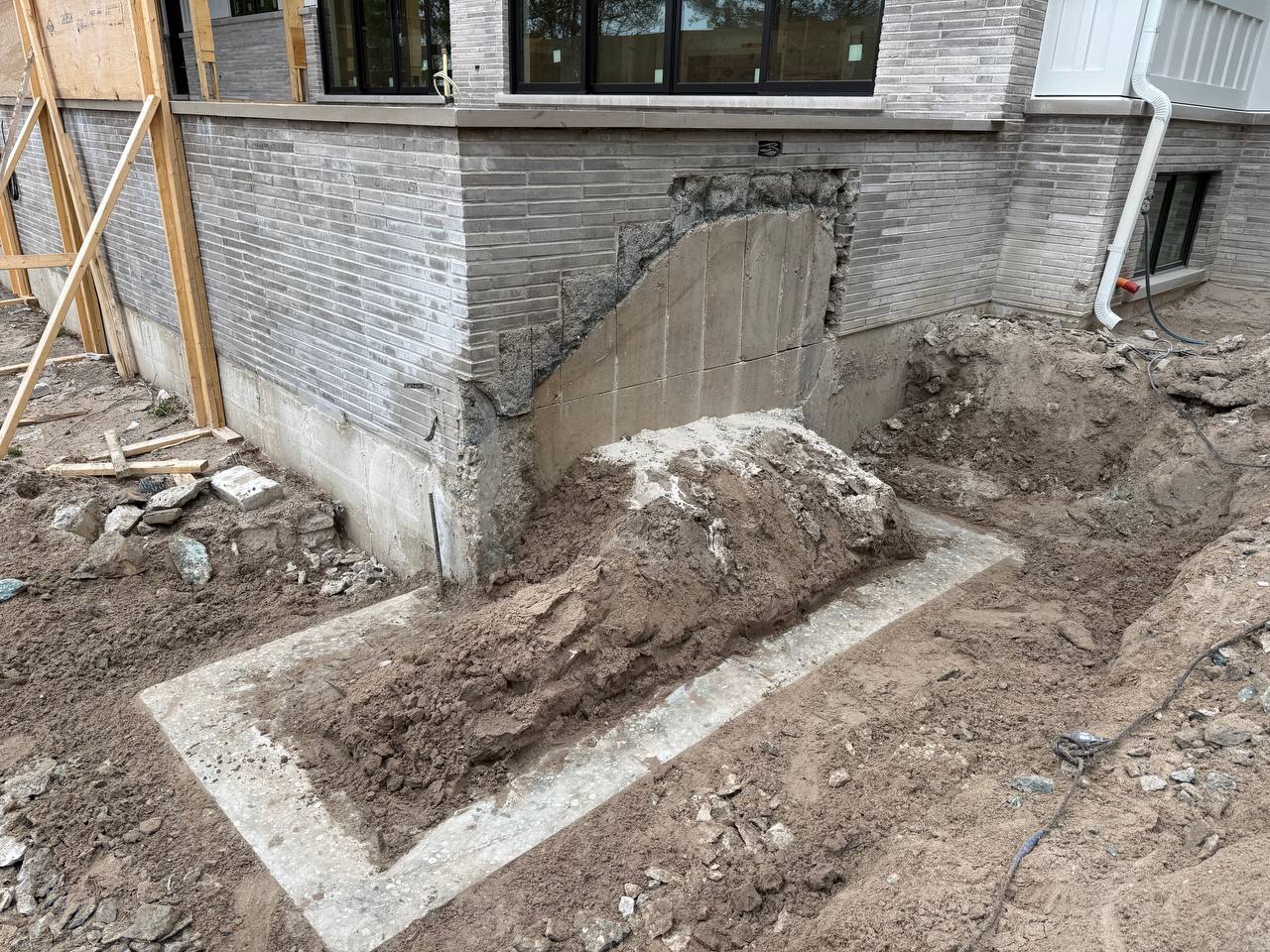 concrete stairs removal